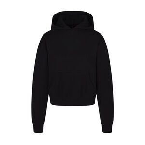 NWT Skims Cotton Fleece Pullover Hoodie – Medium – Onyx